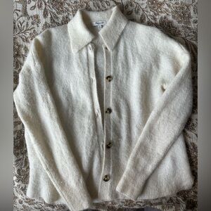 Madewell Cream Cardigan Sweater for Women